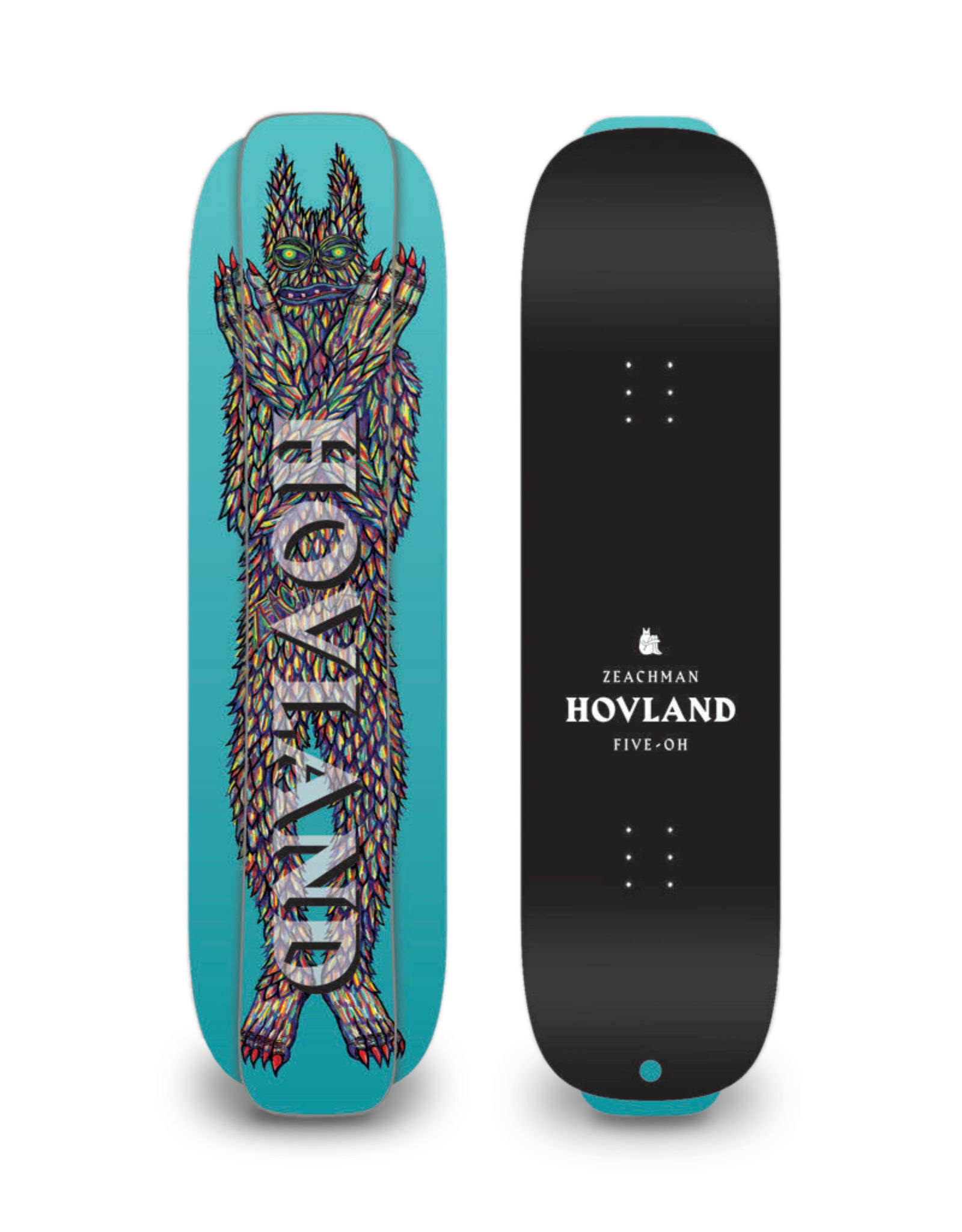 Hovland Five-Oh Bi-Level Snowskate - Crazy Dude