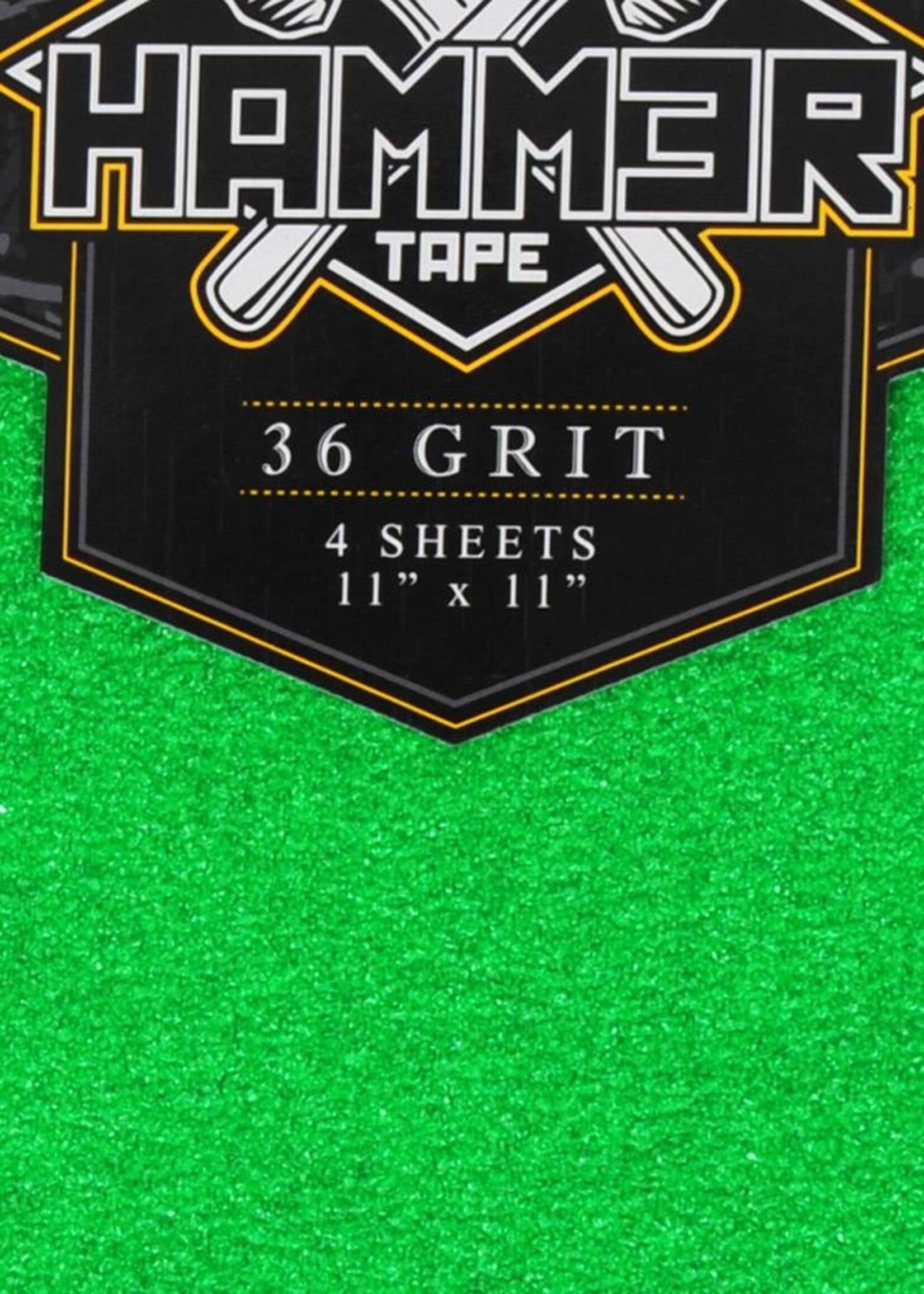 Hammer Tape Hammer Griptape 36er-Korn Green 4 Matten à 28 x 28 cm