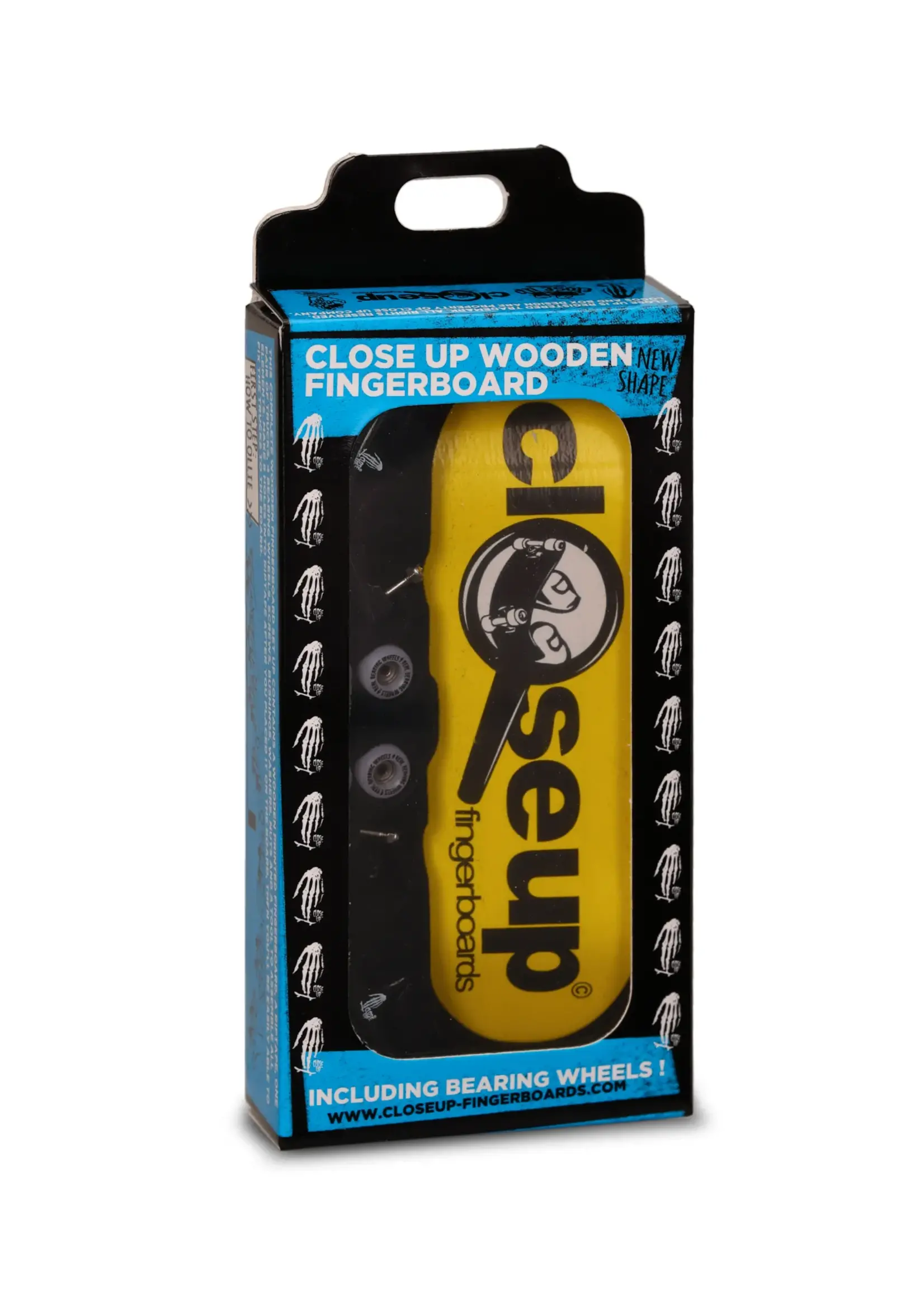 Close Up Fingerboards Close Up Magnifying Yellow Fingerboard Setup