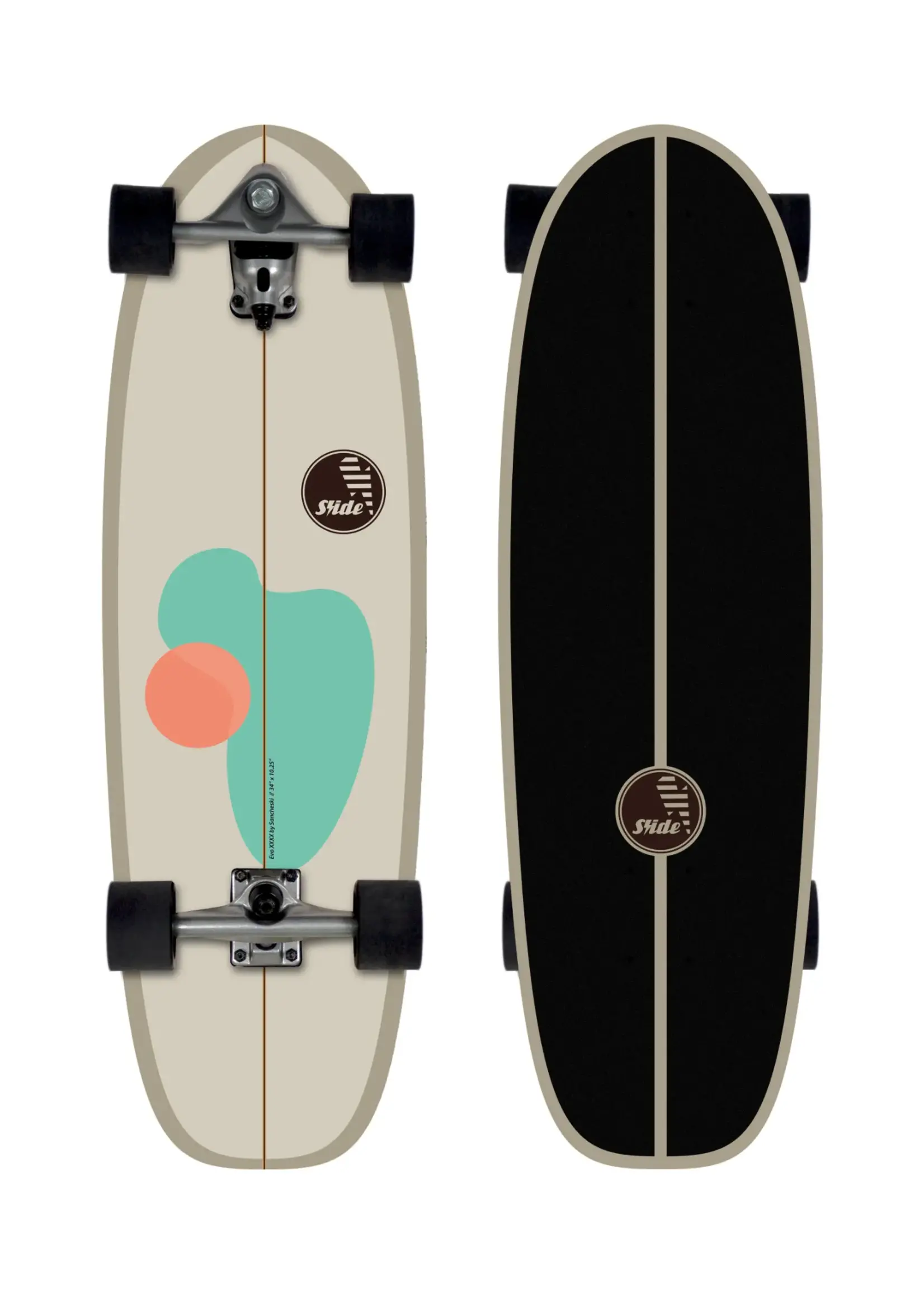 Slide Surfskates Slide Evo Idyllic 34" Surfskate Komplettbrett