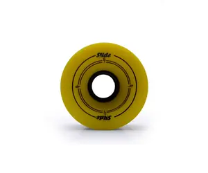 Slide Wheel 70 mm 78A Lime Set of 4 - Crazy Dude