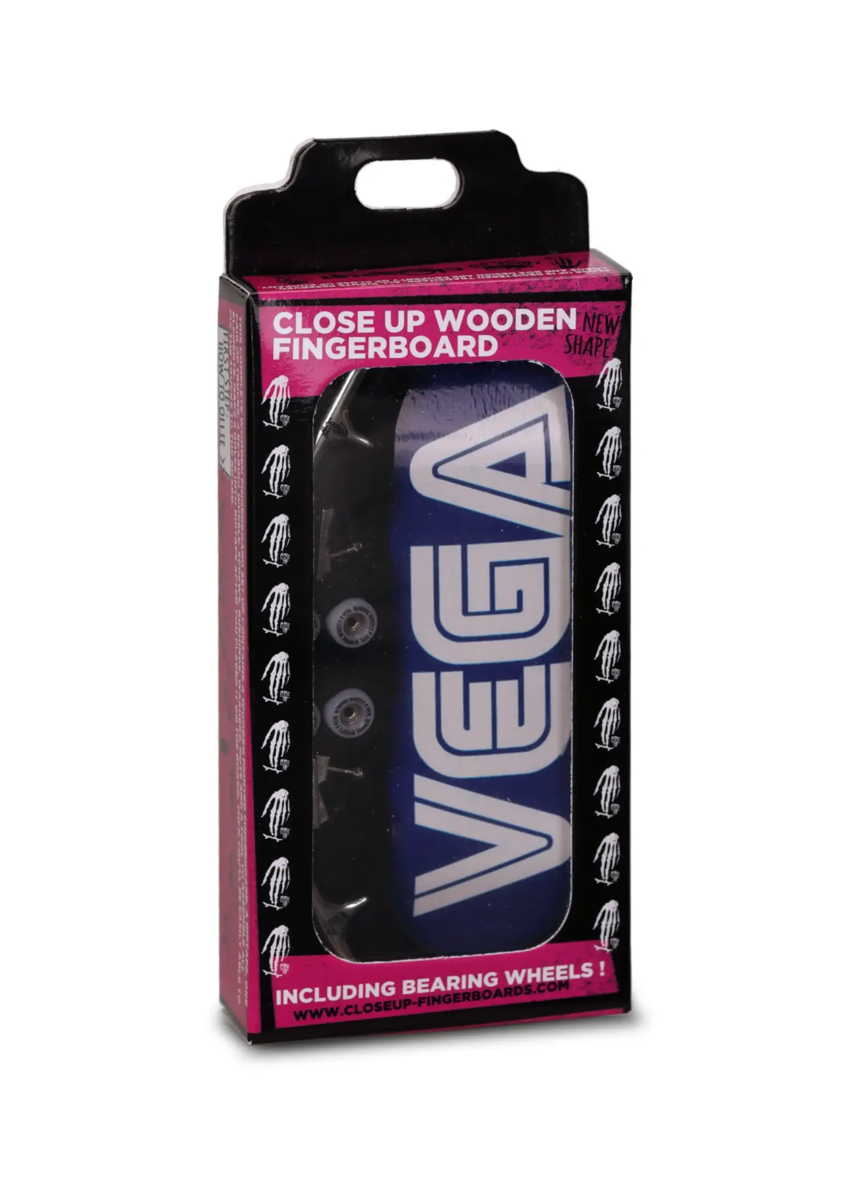 Close Up Fingerboards Close Up Vega Skateshop Blue Fingerboard Setup