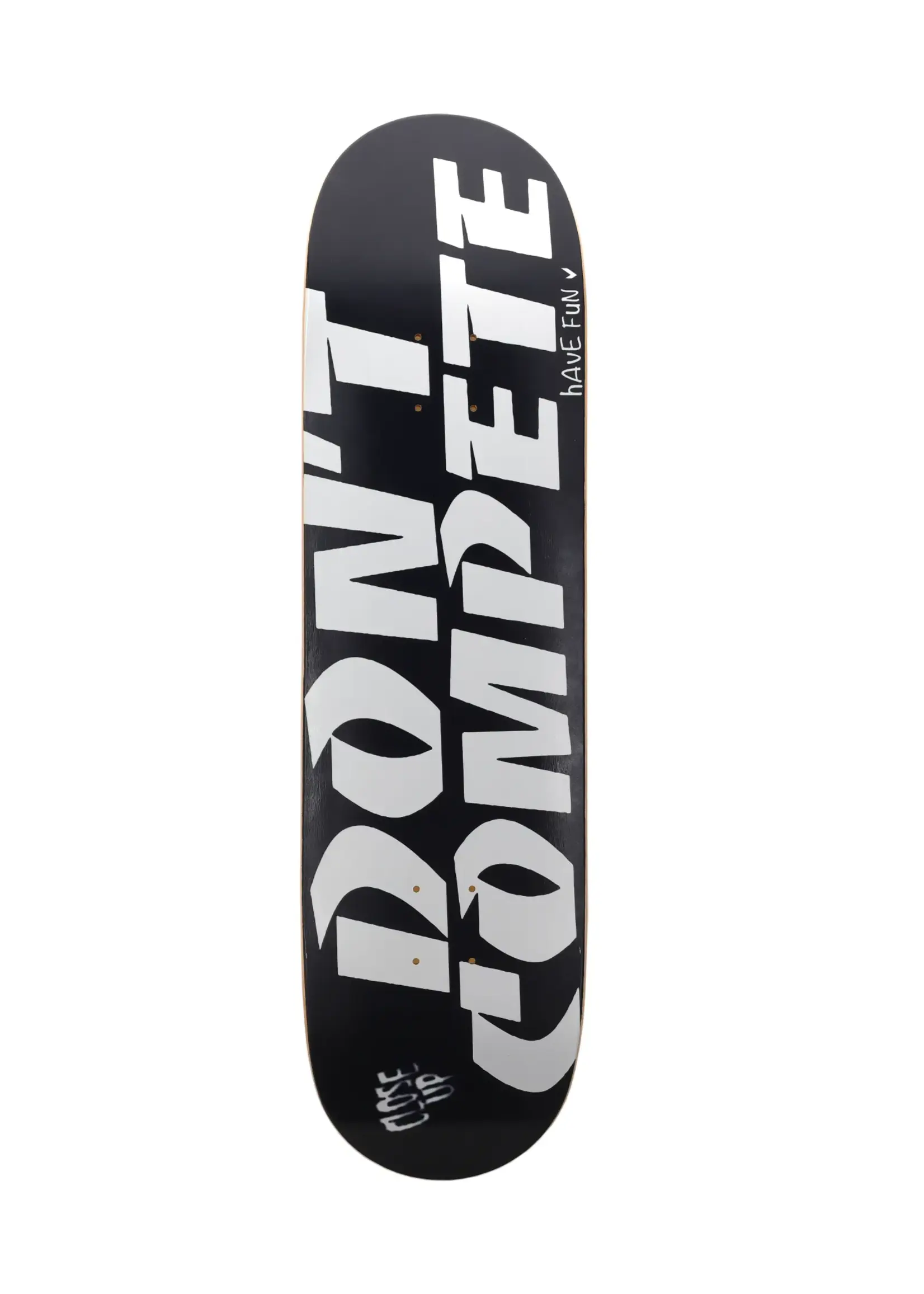 Close Up Fingerboards Close Up Don't Compete Black 8.375" Deck