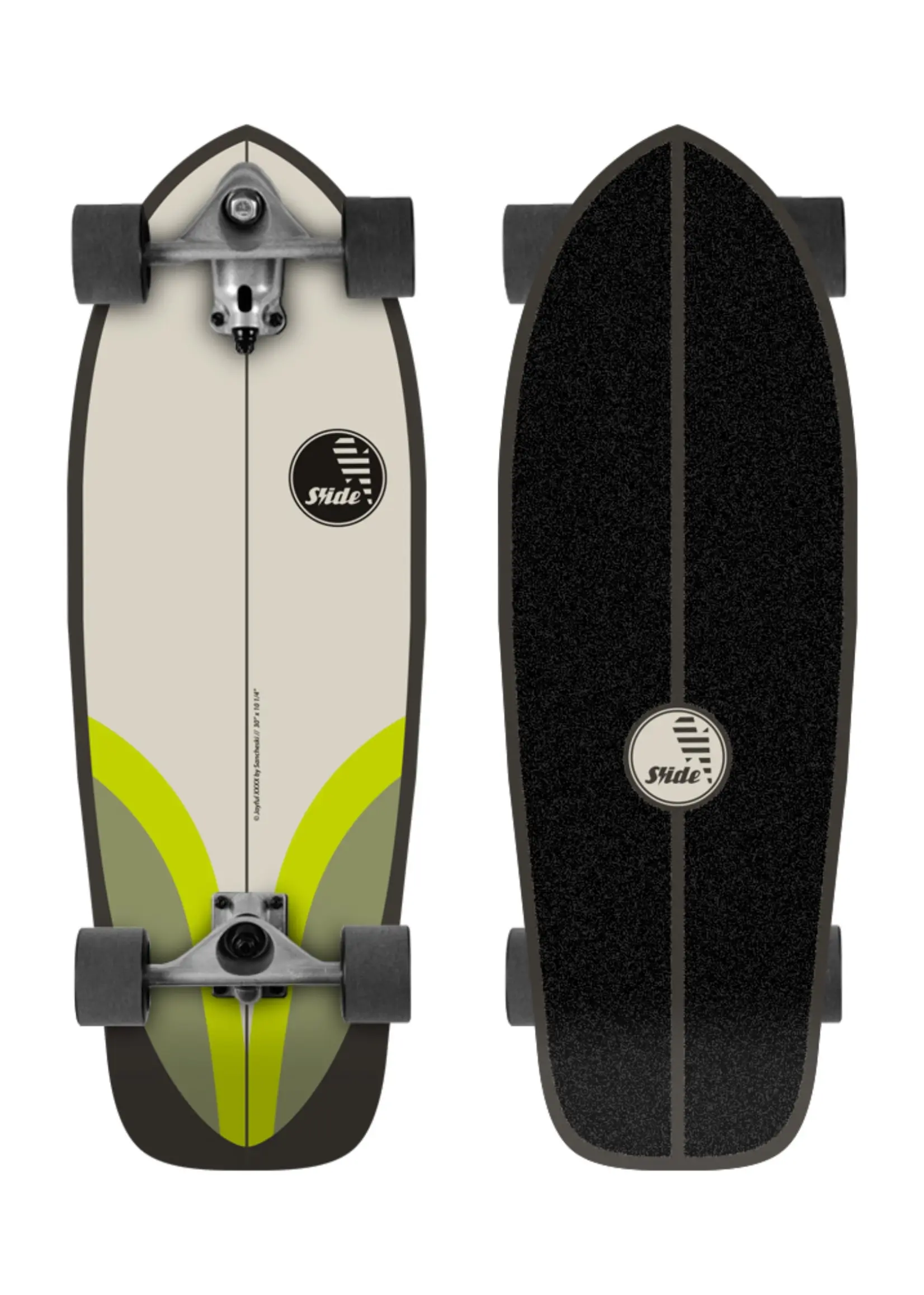 Slide Surfskates Slide Joy Pinlime 30" Surfskate Komplettbrett