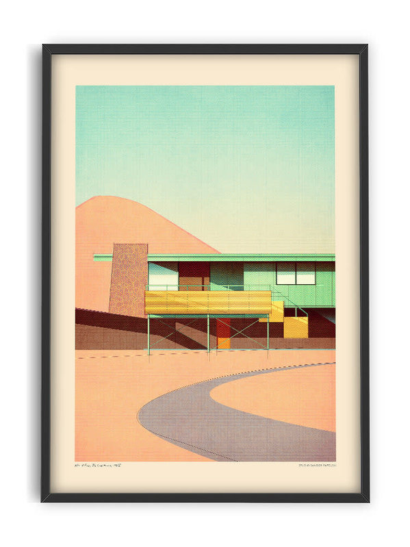 PSTR Studio Poster 'Albert Frey The Cree House' 30x40 cm