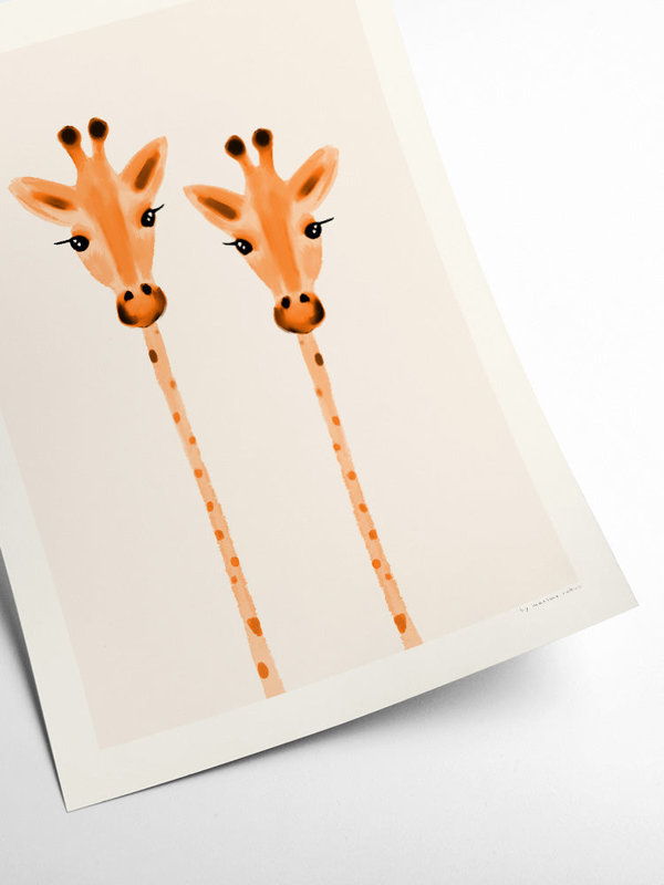 PSTR Studio Poster 30/40 giraffes