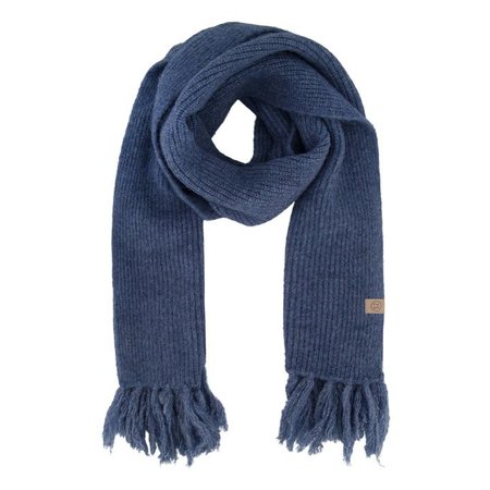 Zusss Gebreide sjaal grijs/blauw
