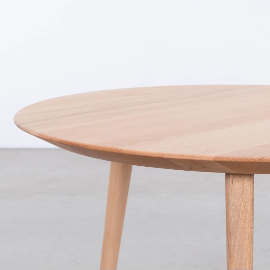 Round Scandinavian Coffee Table Tomrer Sav & Økse Round Scandinavian Coffee Table Tomrer
