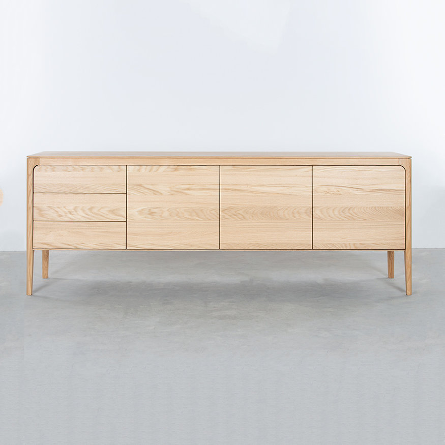 Sav & Økse Scandinavian Sideboard Rikke 4-Compartment