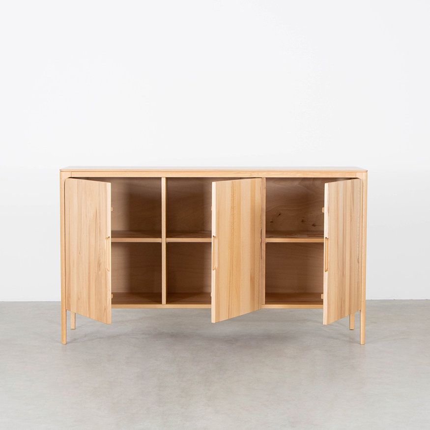 Scandinavian Highboard Cabinet Rikke 3-doors Sav & Økse Scandinavian Highboard Cabinet Rikke 3-doors