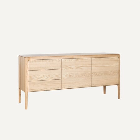 Rikke Dressoir 3-Vak | Eiken Rikke Dressoir 3-Vak | Eiken