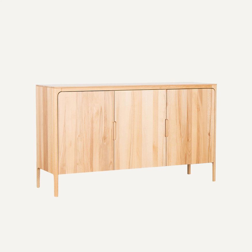 Scandinavian Highboard Cabinet Rikke 3-doors Sav & Økse Scandinavian Highboard Cabinet Rikke 3-doors