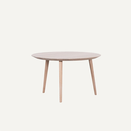 Tomrer Salontafel Rond | Eiken Whitewash