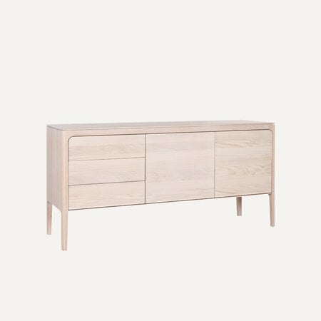 Rikke Dressoir 3-vak | Eiken Whitewash Rikke Dressoir 3-vak | Eiken Whitewash