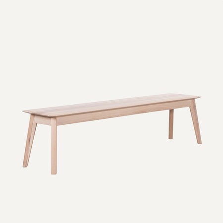 Samt Dining Table Bench | Oak Whitewash