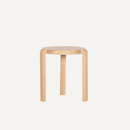 Fraek Side Table Round | Beech