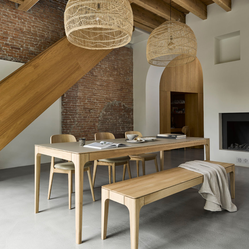 Sav & Økse Wooden Dining Table Bench Rikke