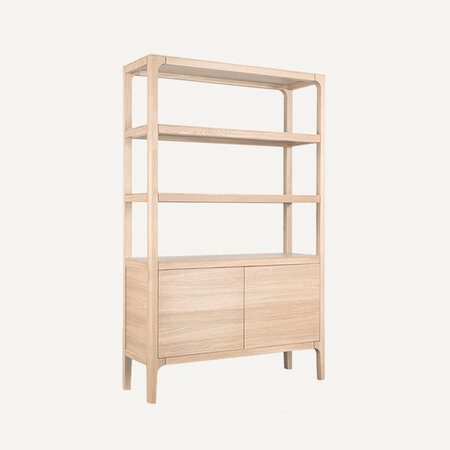 Rikke Bookcase | Whitewash Rikke Bookcase | Whitewash