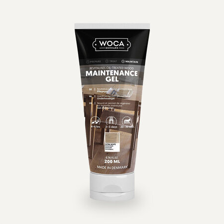 WOCA Onderhoudsgel Whitewash | Tube 200ml