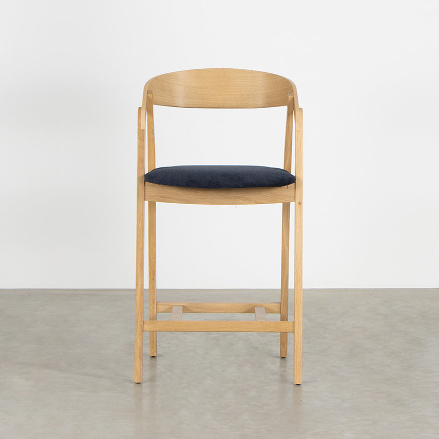 Sav & Økse Wooden Counter Barstoel Edske