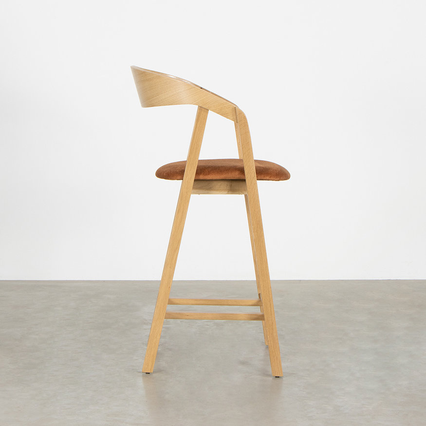 Houten Counter Barstoel Edske Sav & Økse Houten Counter Barstoel Edske