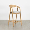 Sav & Økse Wooden Counter Barstoel Edske