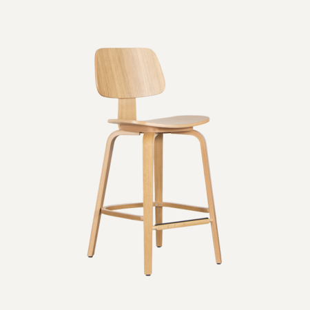 Junni Counter Bar Chair | Oak