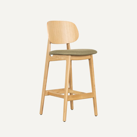 Sinni Counter Bar Chair | Seat Khaki