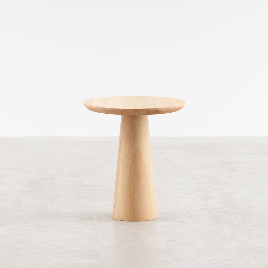 Conische Houten Bijzettafel Sød Sav & Økse Conische Houten Bijzettafel Sød