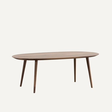 Tomrer Salontafel Ovaal | Walnoot