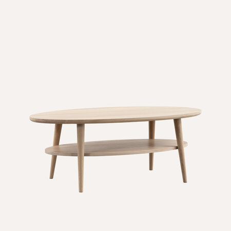 Ove Coffee Table Oval | Whitewash