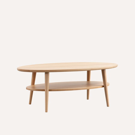 Ove Salontafel Ovaal | Beuken