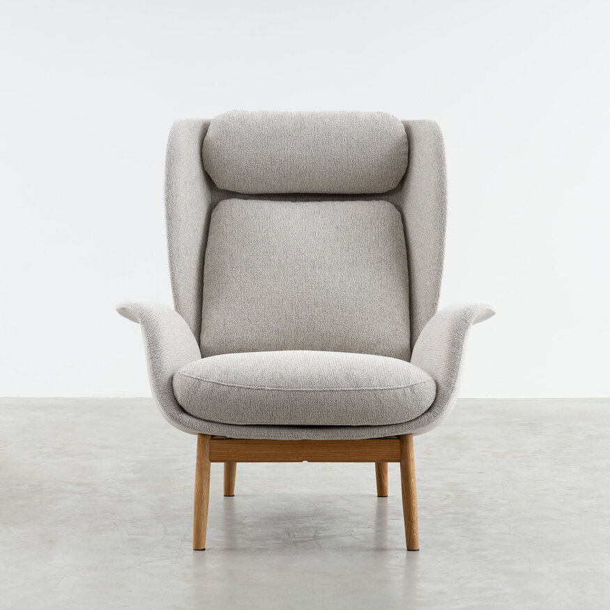 Scandinavische Oorfauteuil Freddi