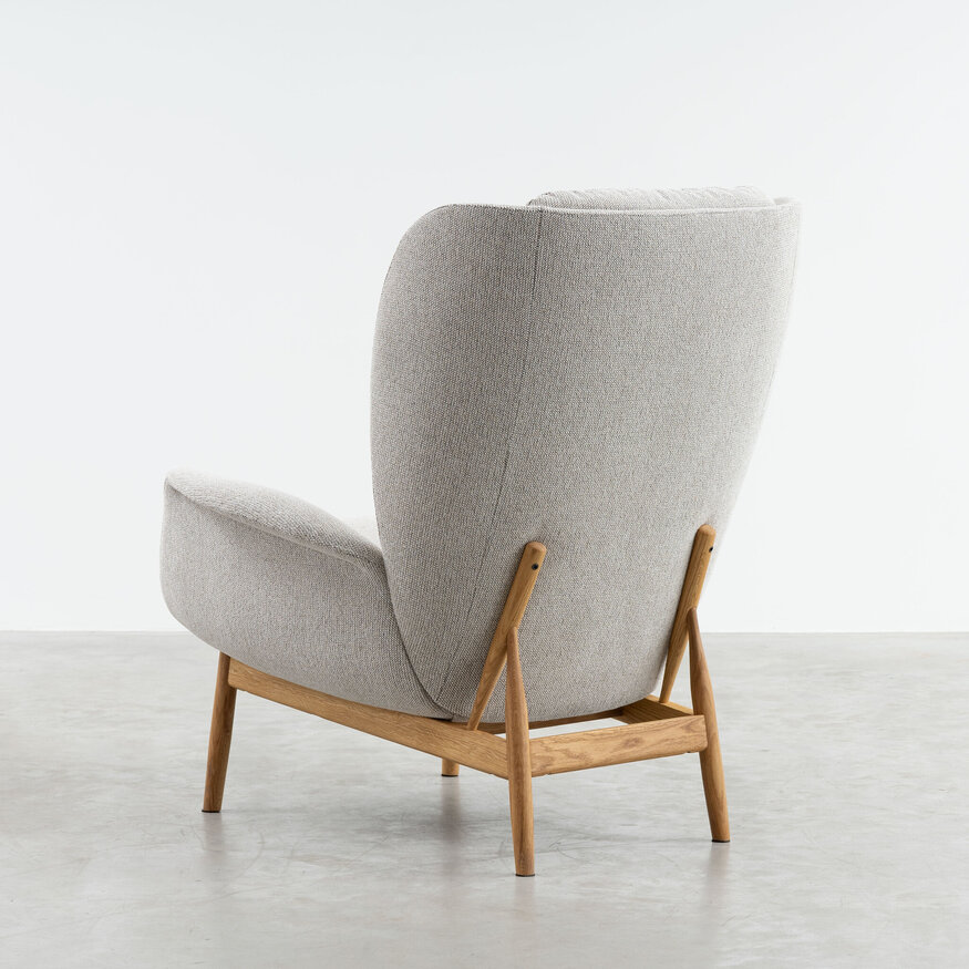 Scandinavische Oorfauteuil Freddi