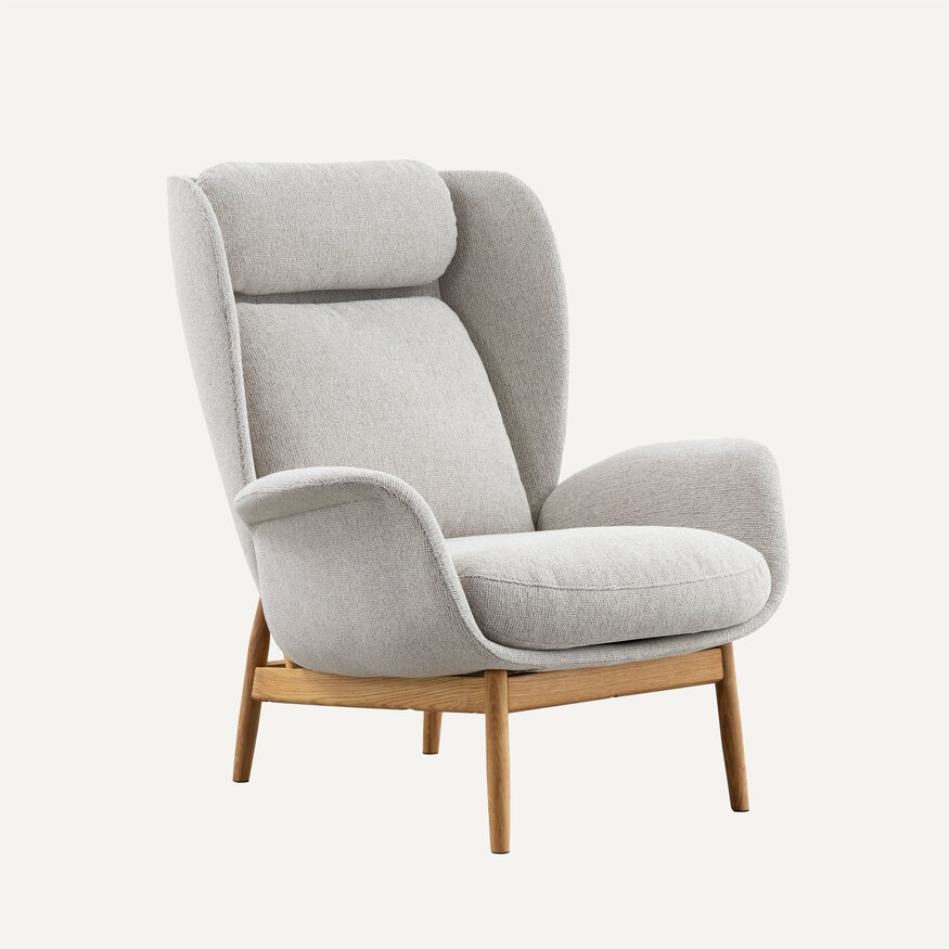 Scandinavische Oorfauteuil Freddi