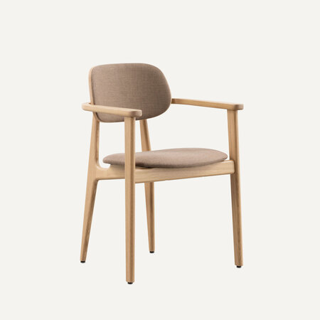 Sinni with armrests Oak | Liver