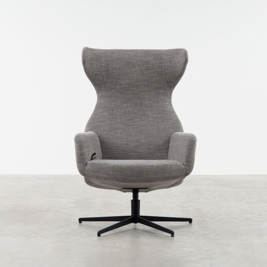 Scandinavische Relaxfauteuil Aksel Grijs