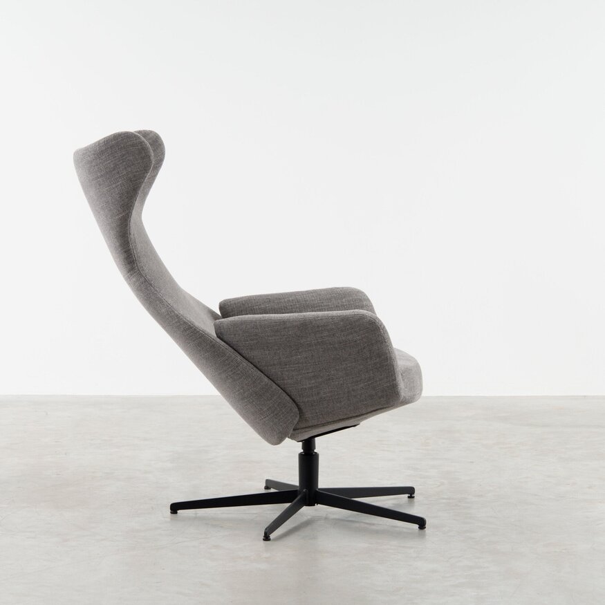 Scandinavische Relaxfauteuil Aksel Grijs