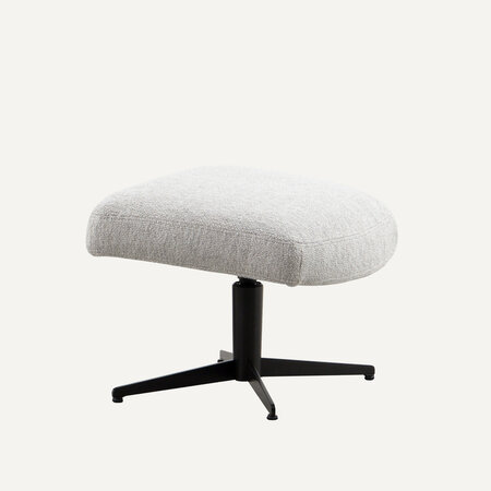Aksel Footstool | Silver Aksel Footstool | Silver