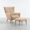Ilja Footstool Oak
