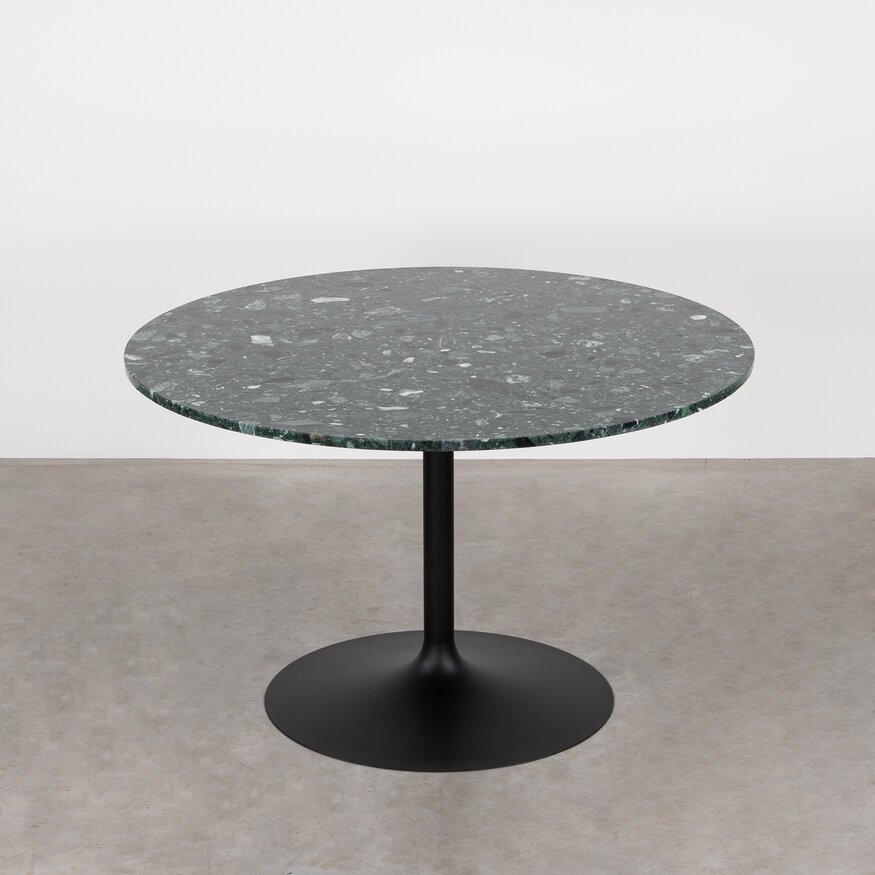 Tinne Tafel met Rond Composiet Blad Tinne Tafel met Rond Composiet Blad