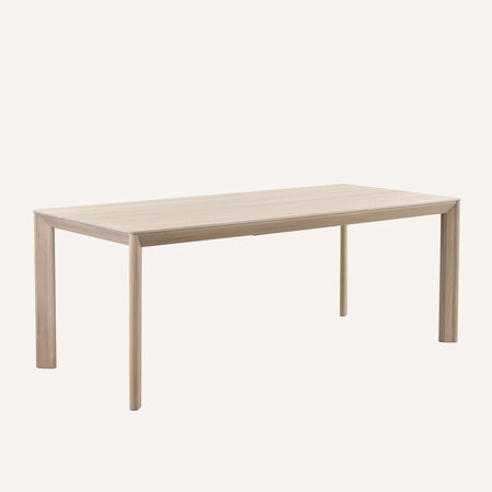 Eevi Table Extendable | Oak Whitewash Eevi Table Extendable | Oak Whitewash