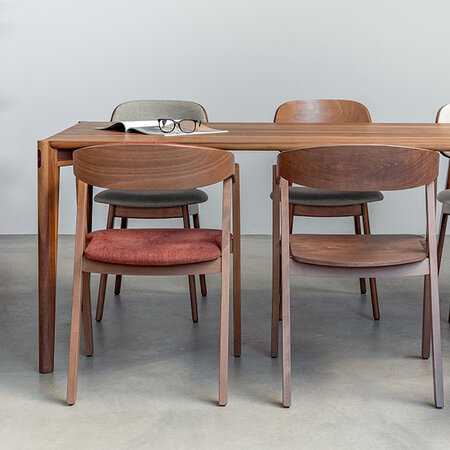 Walnoot eetkamerstoelen