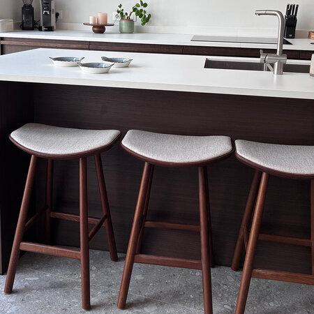 Walnut stools Walnut stools