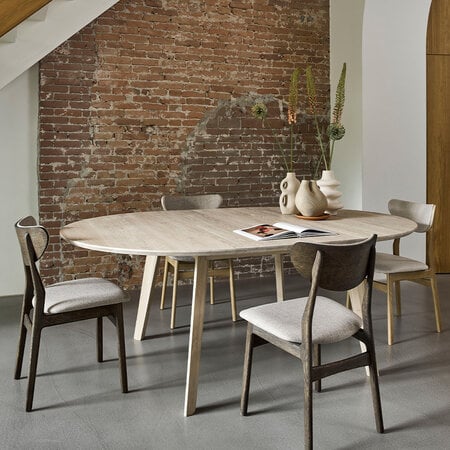 Oak whitewash dining tables