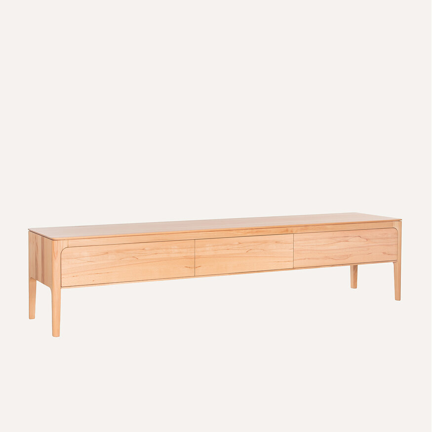 Sav & Økse Scandinavian TV Cabinet Rikke with 3 drawers