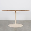 Tinne Tafel met Rond Houten Blad