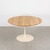 Tinne Tafel met Rond Houten Blad