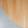 Tinne Tafel met Rond Houten Blad