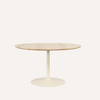 Tinne Tafel met Rond Houten Blad